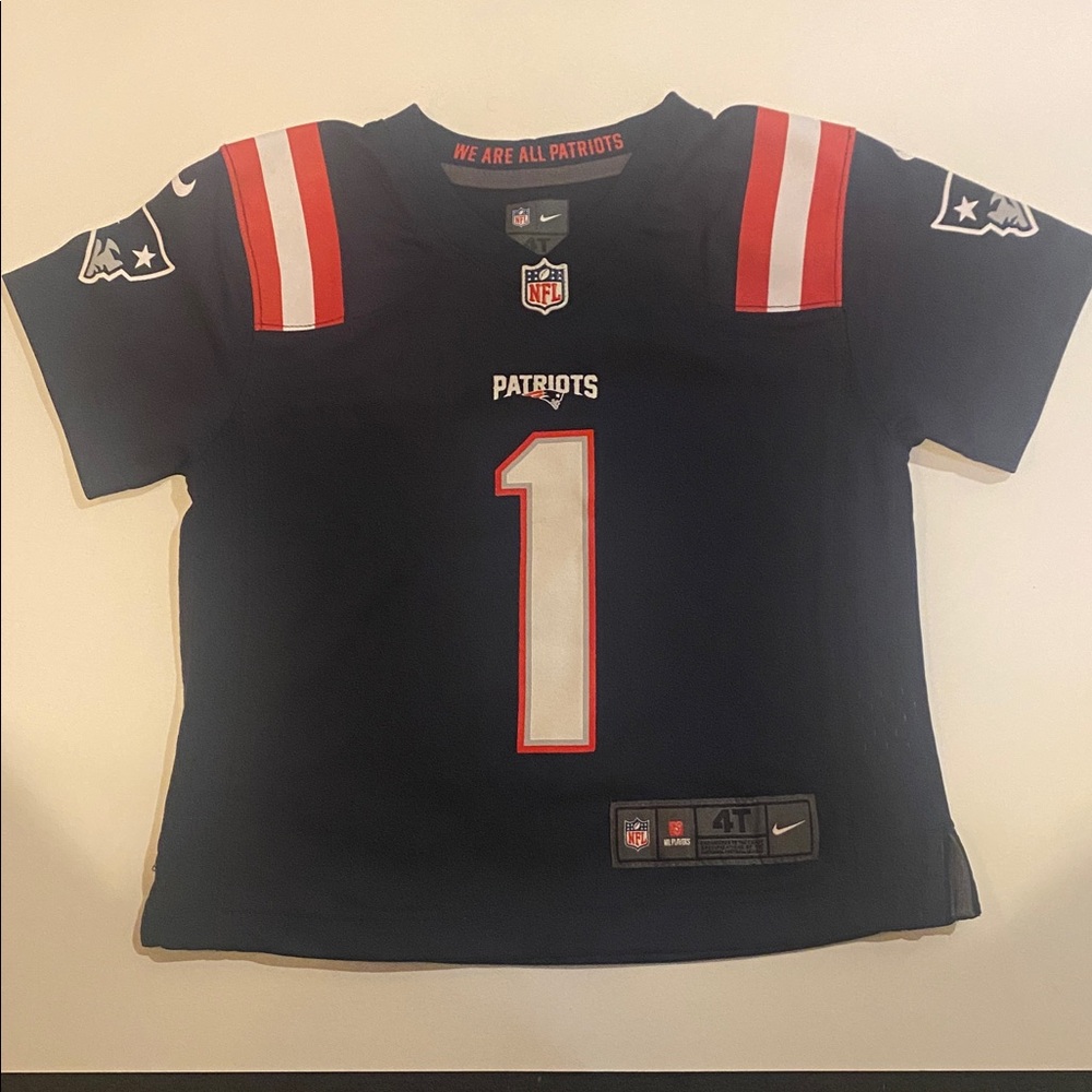 Nike Navy Blue Patriots Jersey